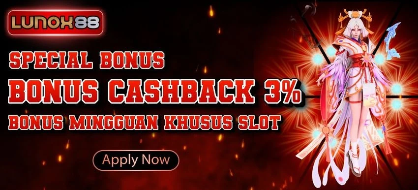 CASHBACK 3% KHUSUS GAME SLOT